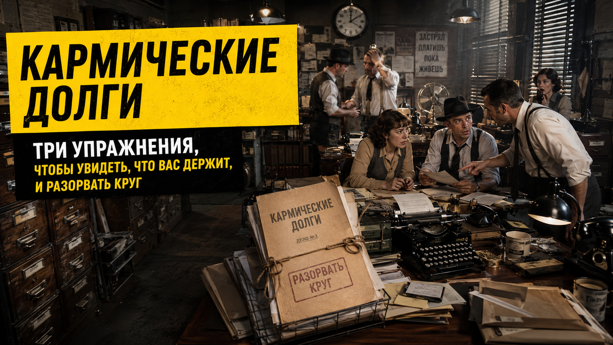 Кармические долги: три упражнения, чтобы увидеть, что вас держит, и разорвать круг